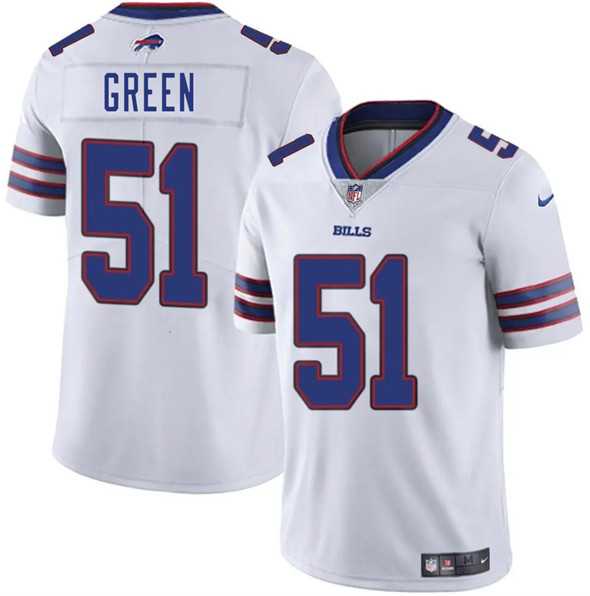Men & Women & Youth Buffalo Bills #51 Kendrick Green White 2025 Vapor Untouchable Limited Stitched Jersey->buffalo bills->NFL Jersey